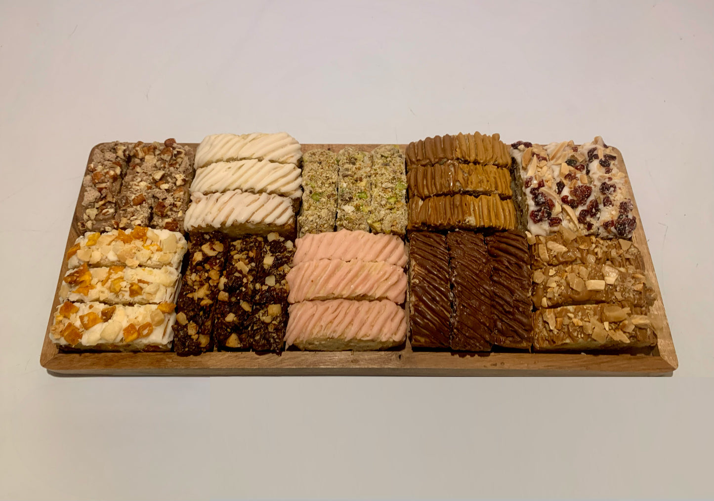 Thirty Piece Wood Tray